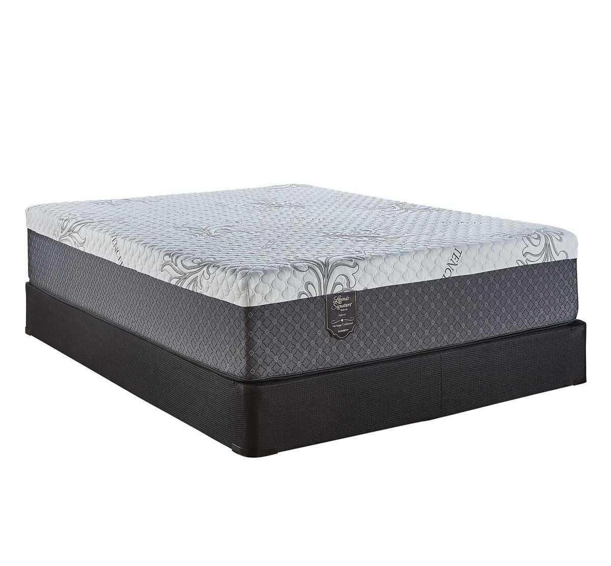 LEGENDS ELIZABETH SMOOTH TOP HYBRID KING MATTRESS SET