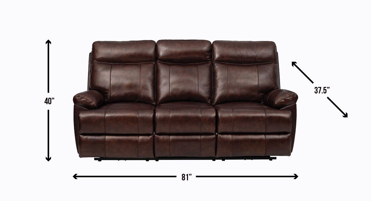 vaughn triple power reclining sofa