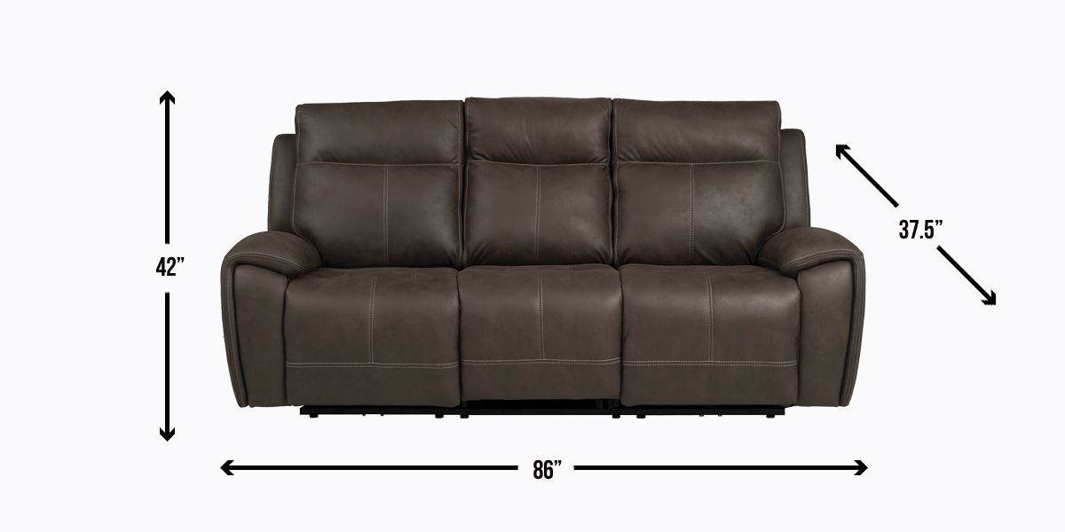 knox triple power reclining sofa