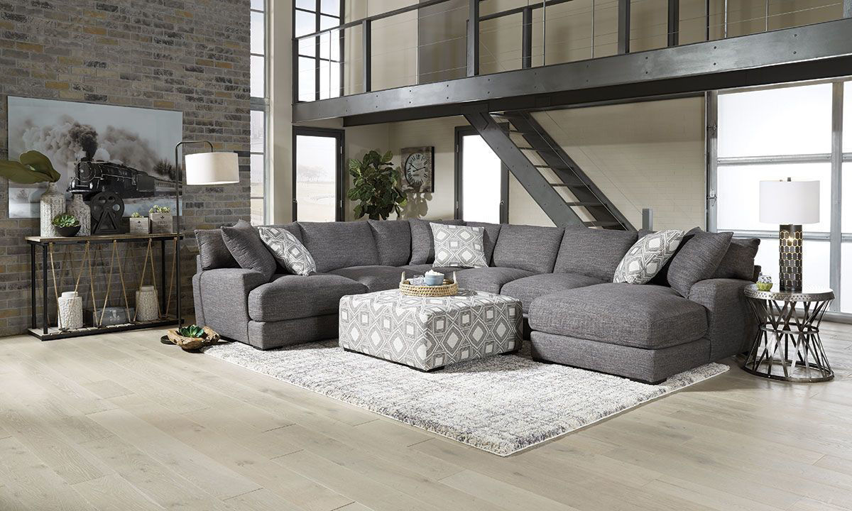 Hinsdale 5 Piece Right Arm Facing Chaise Sectional