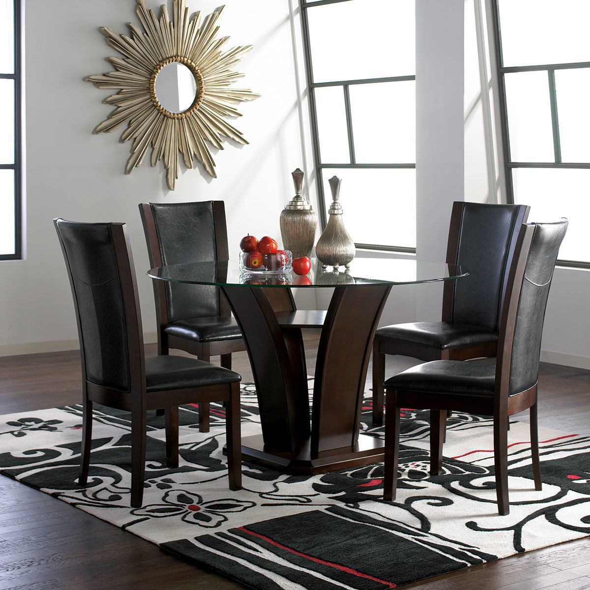 TORY 5 PIECE ROUND DINING SET | Badcock Home Furniture &more