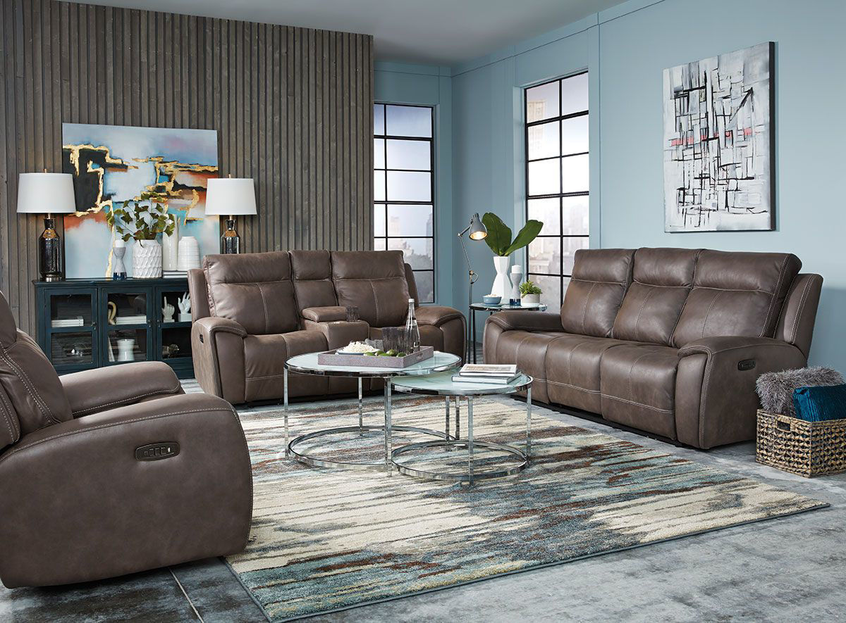 knox triple power reclining sofa