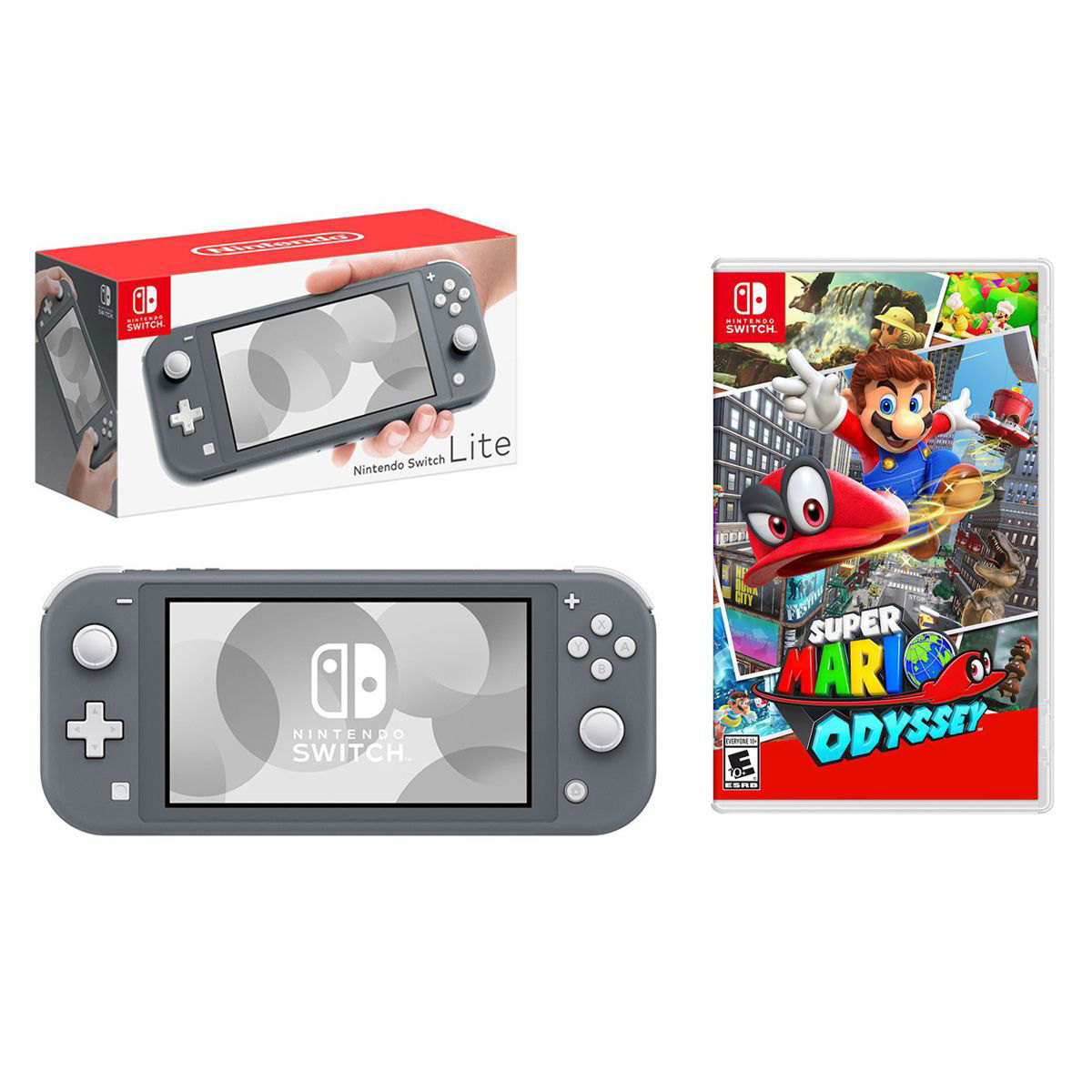 can you play super mario odyssey on switch lite