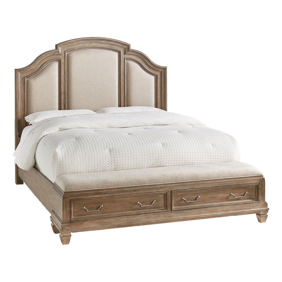 VILLA MICHELE 3 PC KING STORAGE BEDROOM GROUP | Badcock Home Furniture ...