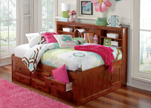 Picture of CHANDLER FULL BOOKCASE DAYBED W/UNDERBED STORAGE