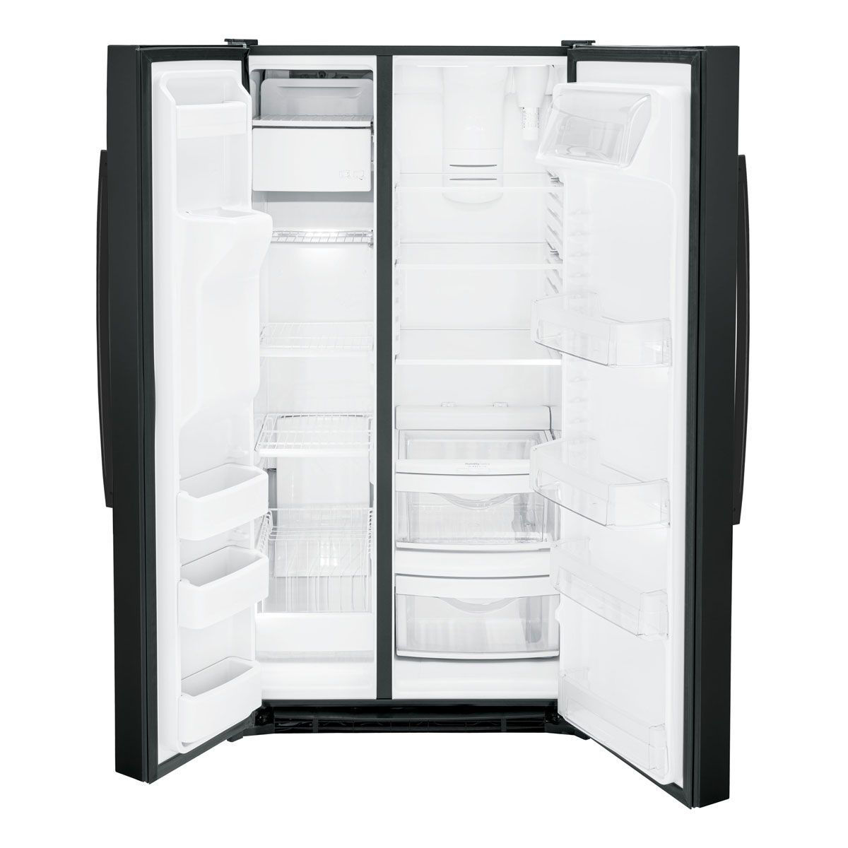 G.E. SIDE BY SIDE REFRIGERATOR | Badcock Home Furniture &more