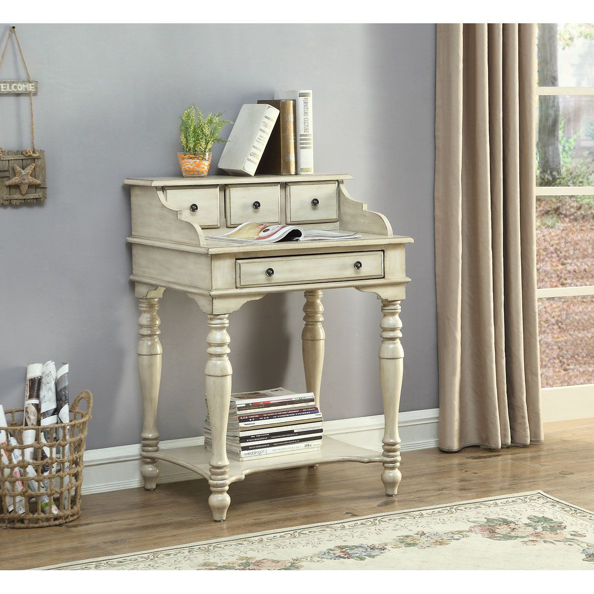 Merrimac Cream Accent Desk | Badcock Home Furniture &more