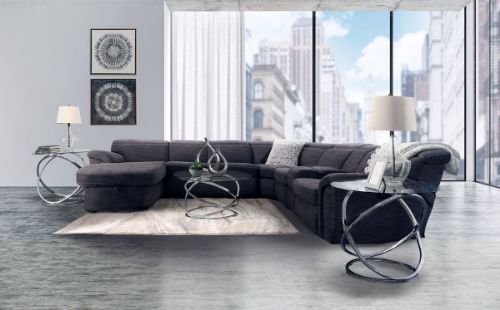 Picture of EVERYTHING 4PC POWER RECLINING SECTIONAL WITH SLEEPER & LAF STORAGE CHAISE