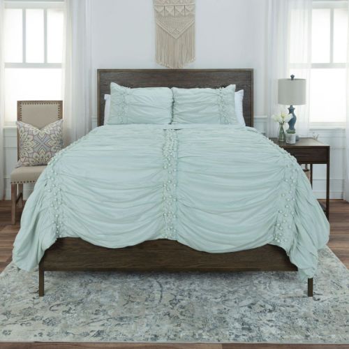 Picture of SOFT BLUE 3 PIECE QUEEN LINEN SET