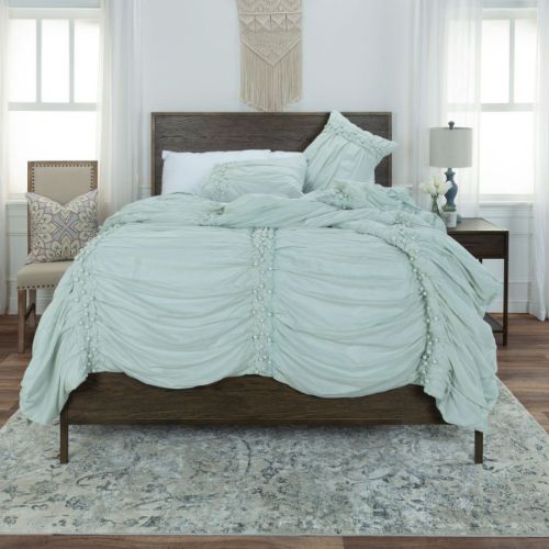 Picture of SOFT BLUE 3 PIECE QUEEN LINEN SET