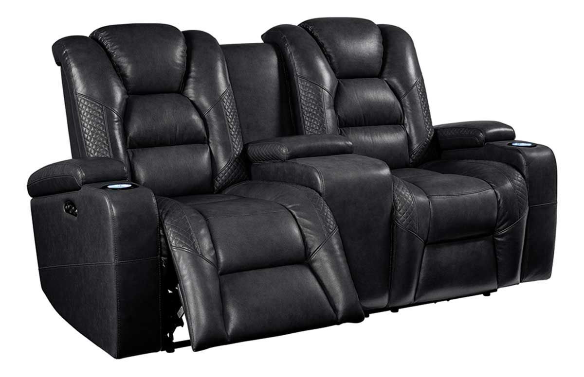 DAYTONA DUAL PWR CONSOLE LOVESEAT | Badcock Home Furniture &more