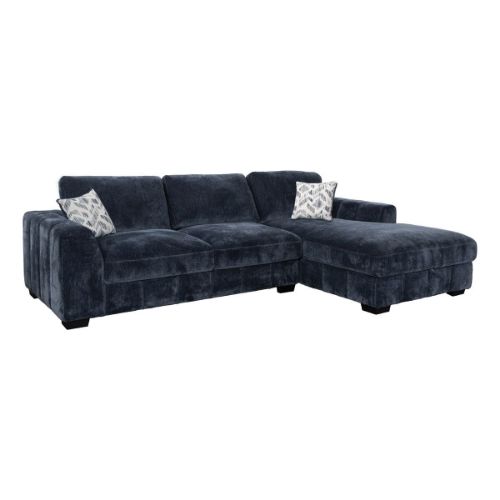 Picture of OASIS NAVY 2PC SECTIONAL WITH STORAGE CHAISE