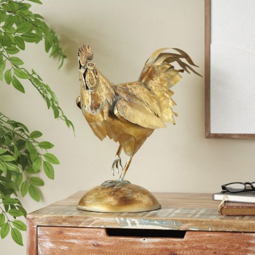 Picture of GOLD METAL ROOSTER