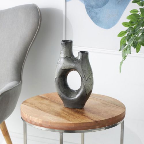 Picture of GREY CIRCULAR VASE