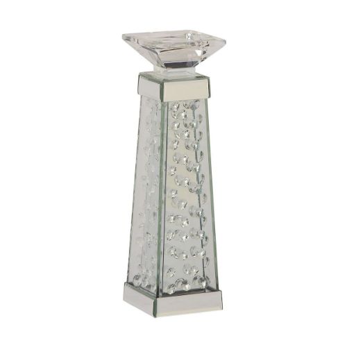 Picture of SMALL GLASS MIRROR CRYSTAL CANDLE HOLDER