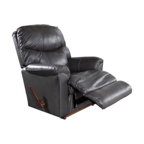 Picture of ARTHUR GREY LEATHER ROCKER RECLINER