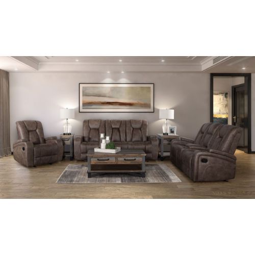 Picture of TITAN MANUAL GLIDER RECLINING CONSOLE LOVESEAT