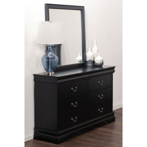 Picture of PHILIP BLACK 3 PC QUEEN BEDROOM SET