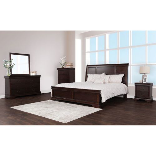 Picture of PHILIP CHERRY 3 PC QUEEN BEDROOM SET