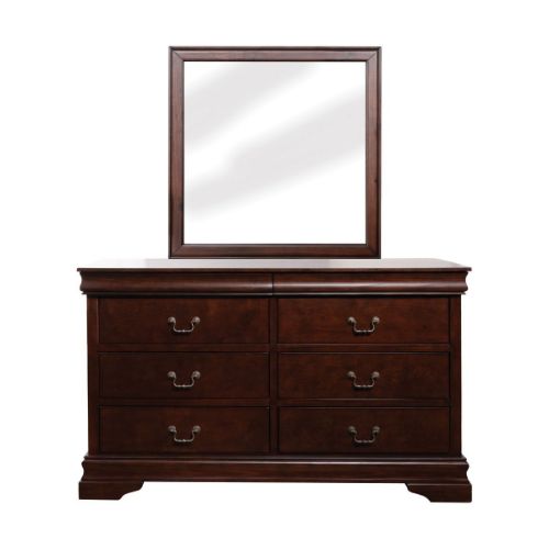 Picture of PHILIP CHERRY 3 PC QUEEN BEDROOM SET